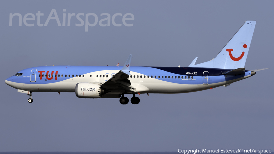 TUI Airlines Belgium Boeing 737-8 MAX (OO-MAX) | Photo 469797