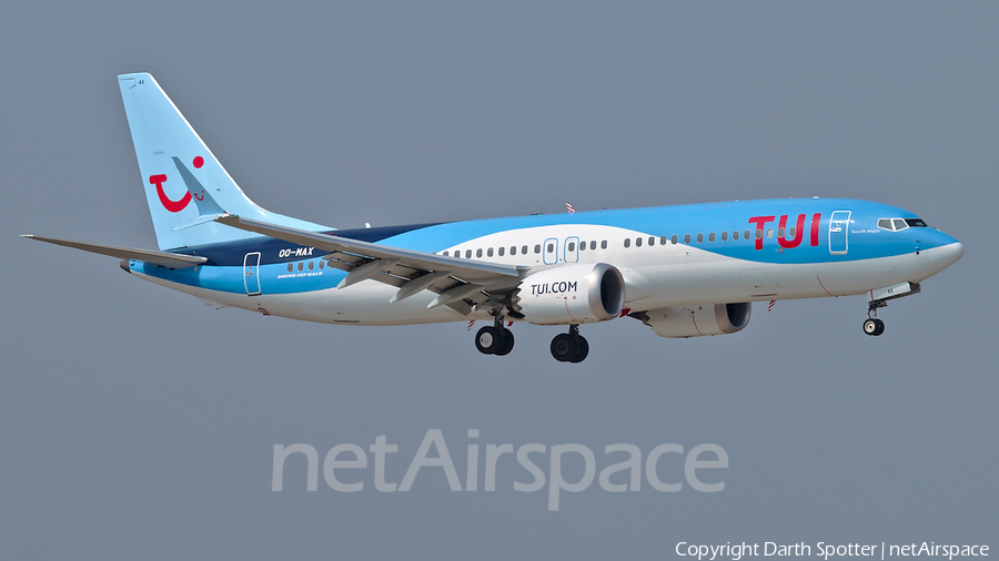 TUI Airlines Belgium Boeing 737-8 MAX (OO-MAX) | Photo 354556