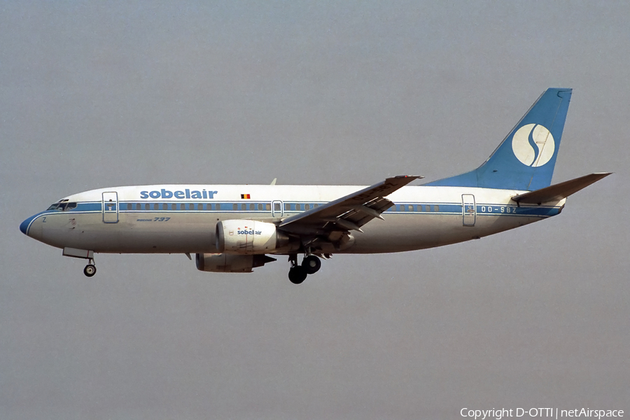 Sobelair Boeing 737-329 (OO-SBZ) | Photo 145489