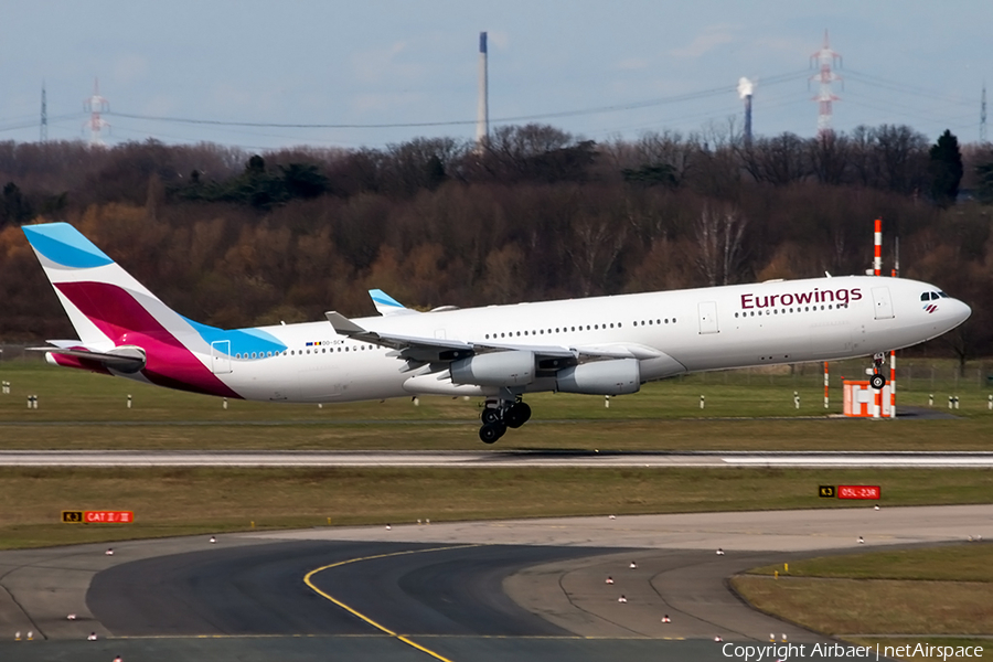 Eurowings (Brussels Airlines) Airbus A340-313X (OO-SCW) | Photo 234779