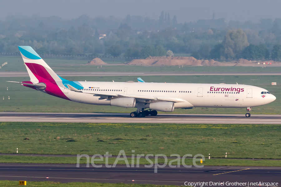 Eurowings (Brussels Airlines) Airbus A340-313X (OO-SCW) | Photo 242956