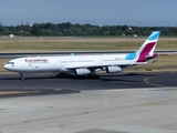 Eurowings (Brussels Airlines) Airbus A340-313X (OO-SCW) at  Dusseldorf - International, Germany