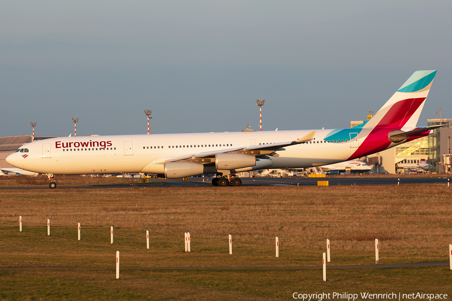 Eurowings (Brussels Airlines) Airbus A340-313X (OO-SCW) | Photo 260498