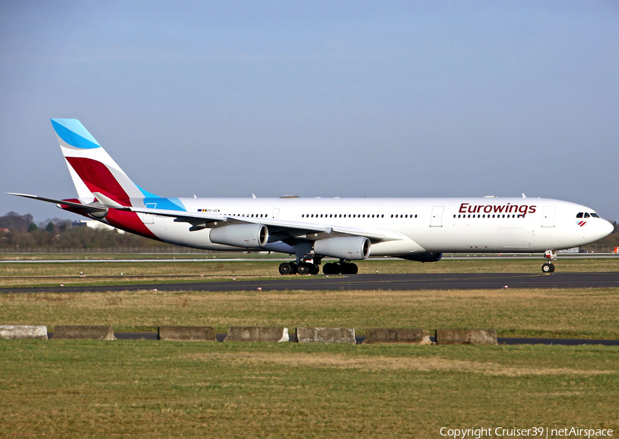 Eurowings (Brussels Airlines) Airbus A340-313X (OO-SCW) | Photo 269092