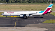 Eurowings (Brussels Airlines) Airbus A340-313X (OO-SCW) at  Dusseldorf - International, Germany