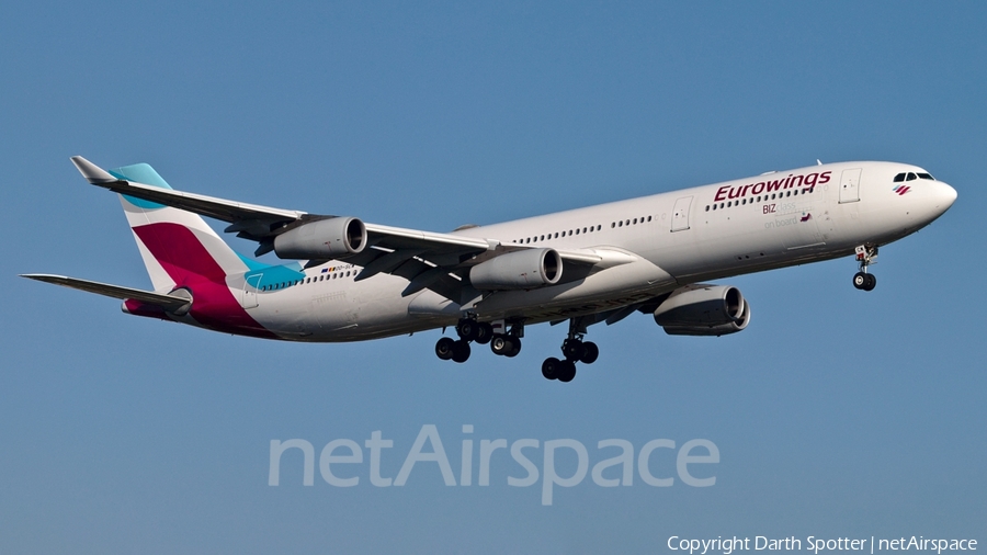 Eurowings (Brussels Airlines) Airbus A340-313X (OO-SCW) | Photo 282444