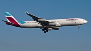 Eurowings (Brussels Airlines) Airbus A340-313X (OO-SCW) at  Dusseldorf - International, Germany