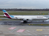 Eurowings (Brussels Airlines) Airbus A340-313X (OO-SCW) at  Dusseldorf - International, Germany