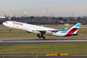 Eurowings (Brussels Airlines) Airbus A340-313X (OO-SCW) at  Dusseldorf - International, Germany