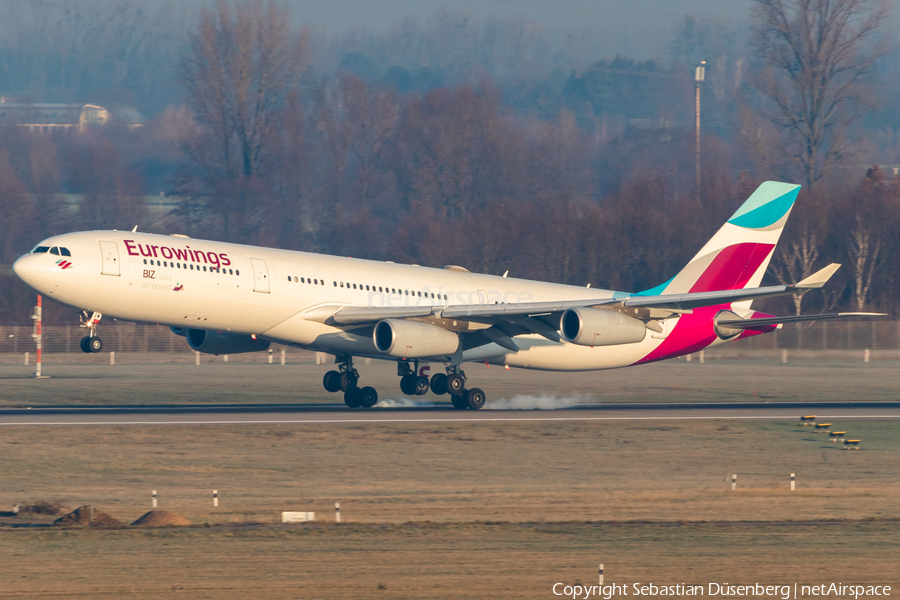 Eurowings (Brussels Airlines) Airbus A340-313X (OO-SCW) | Photo 292057