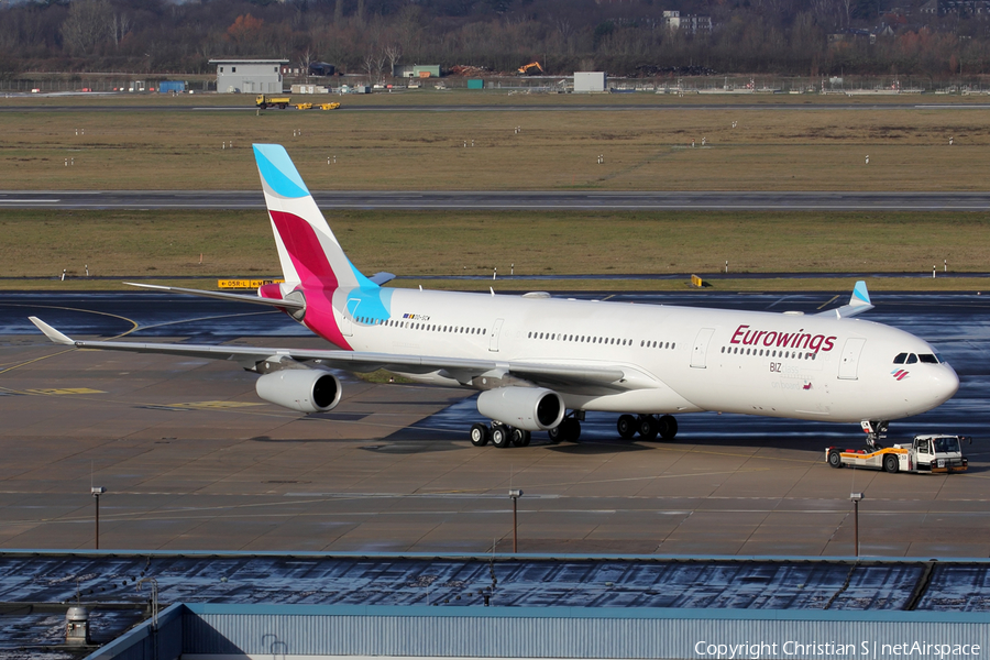 Eurowings (Brussels Airlines) Airbus A340-313X (OO-SCW) | Photo 292780
