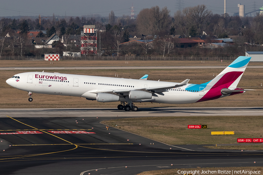 Eurowings (Brussels Airlines) Airbus A340-313X (OO-SCW) | Photo 294509