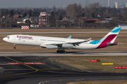 Eurowings (Brussels Airlines) Airbus A340-313X (OO-SCW) at  Dusseldorf - International, Germany