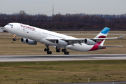 Eurowings (Brussels Airlines) Airbus A340-313X (OO-SCW) at  Dusseldorf - International, Germany