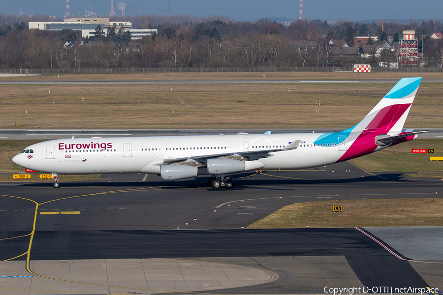 Eurowings (Brussels Airlines) Airbus A340-313X (OO-SCW) | Photo 298413