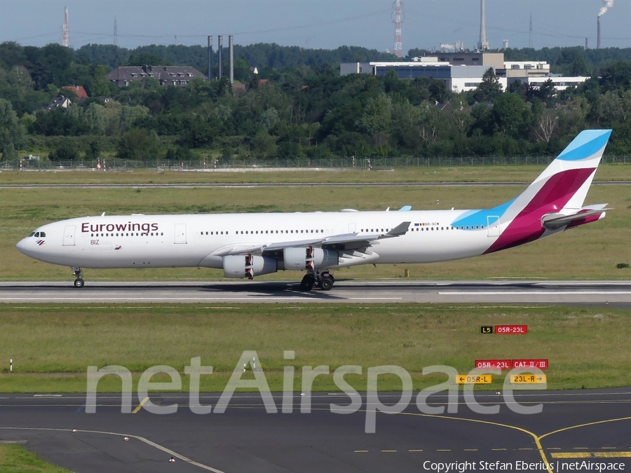 Eurowings (Brussels Airlines) Airbus A340-313X (OO-SCW) | Photo 327179