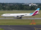 Eurowings (Brussels Airlines) Airbus A340-313X (OO-SCW) at  Dusseldorf - International, Germany