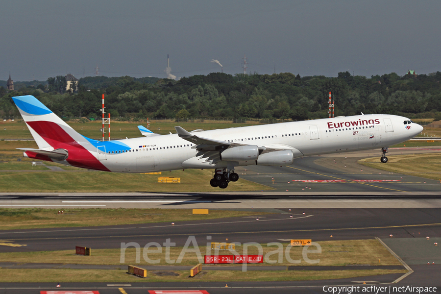 Eurowings (Brussels Airlines) Airbus A340-313X (OO-SCW) | Photo 340032