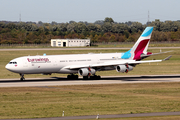 Eurowings (Brussels Airlines) Airbus A340-313X (OO-SCW) at  Dusseldorf - International, Germany