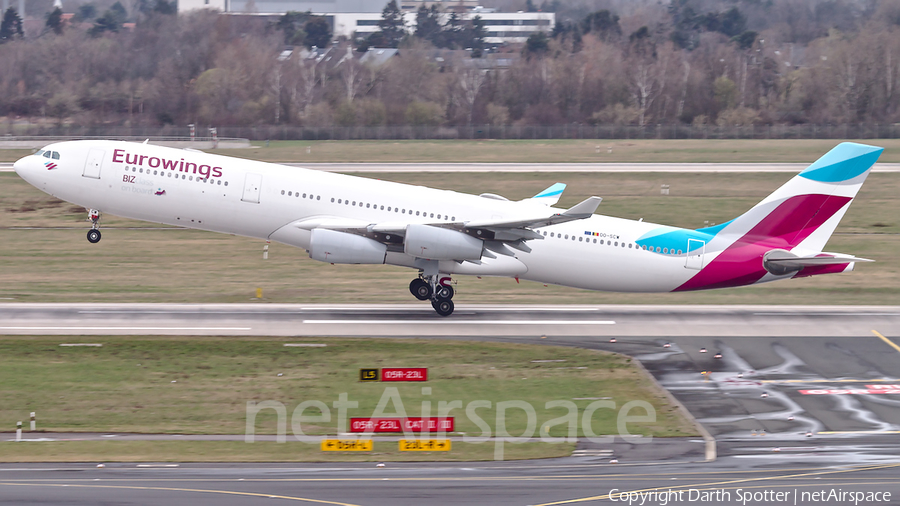 Eurowings (Brussels Airlines) Airbus A340-313X (OO-SCW) | Photo 358642