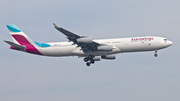 Eurowings (Brussels Airlines) Airbus A340-313X (OO-SCW) at  Dusseldorf - International, Germany