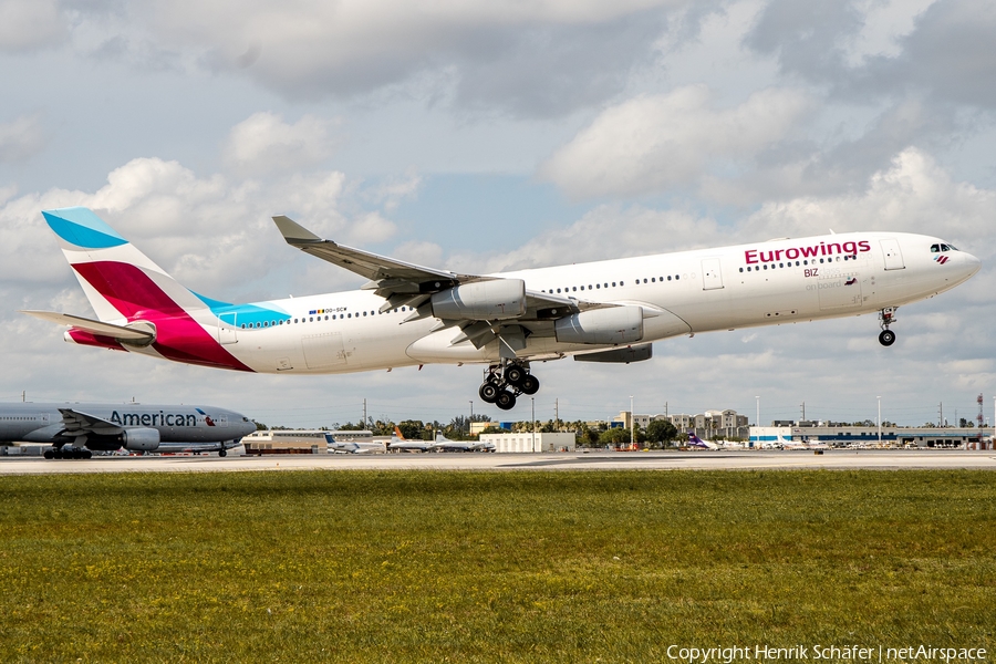 Eurowings (Brussels Airlines) Airbus A340-313X (OO-SCW) | Photo 346253