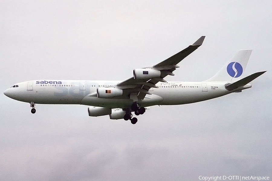 Sabena Airbus A340-211 (OO-SCW) | Photo 191075