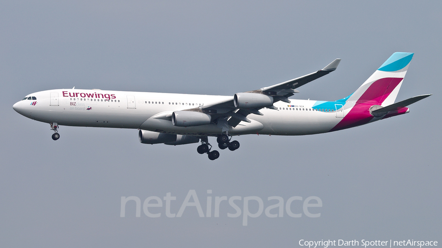 Eurowings (Brussels Airlines) Airbus A340-313X (OO-SCX) | Photo 267443