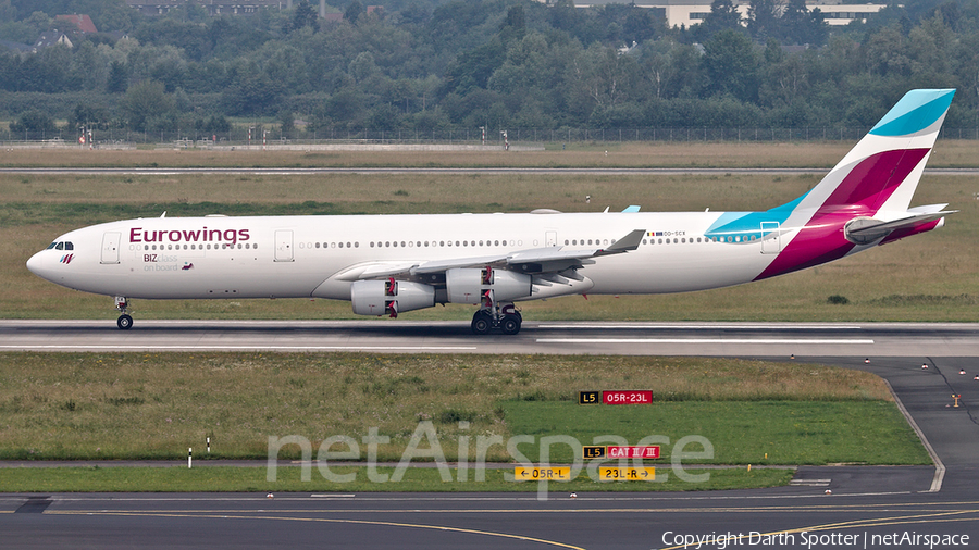 Eurowings (Brussels Airlines) Airbus A340-313X (OO-SCX) | Photo 267444