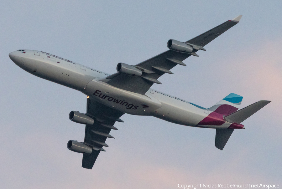 Eurowings (Brussels Airlines) Airbus A340-313X (OO-SCX) | Photo 269369