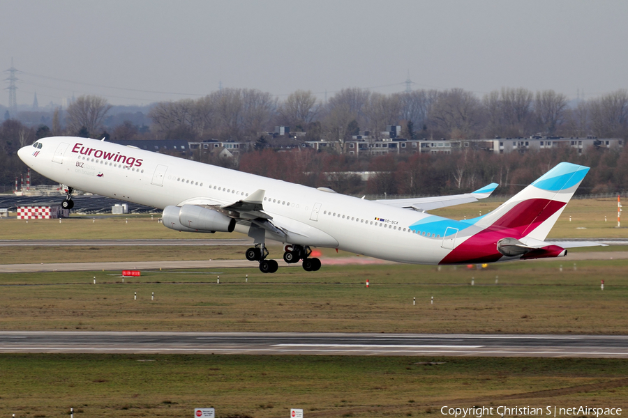 Eurowings (Brussels Airlines) Airbus A340-313X (OO-SCX) | Photo 292781