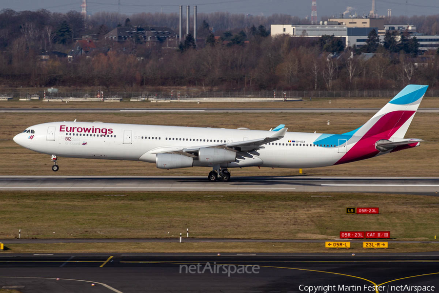 Eurowings (Brussels Airlines) Airbus A340-313X (OO-SCX) | Photo 295670