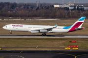 Eurowings (Brussels Airlines) Airbus A340-313X (OO-SCX) at  Dusseldorf - International, Germany