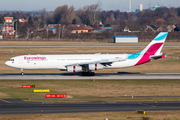 Eurowings (Brussels Airlines) Airbus A340-313X (OO-SCX) at  Dusseldorf - International, Germany