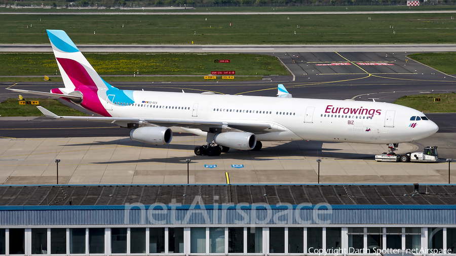 Eurowings (Brussels Airlines) Airbus A340-313X (OO-SCX) | Photo 362025