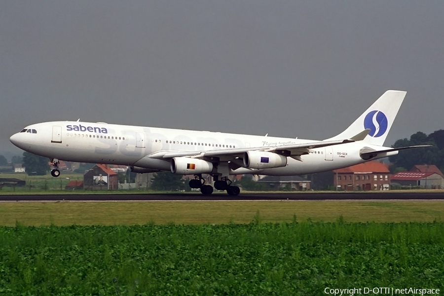 Sabena Airbus A340-211 (OO-SCX) | Photo 259269