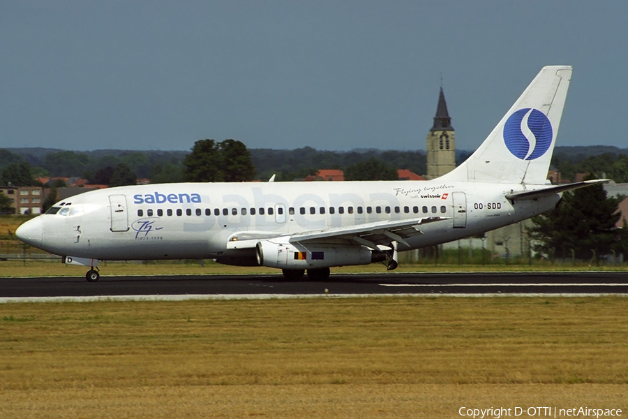 Sabena Boeing 737-229(Adv) (OO-SDD) | Photo 360401