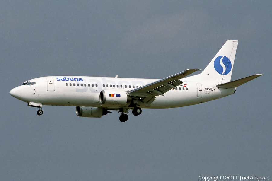 Sabena Boeing 737-329 (OO-SDX) | Photo 145678