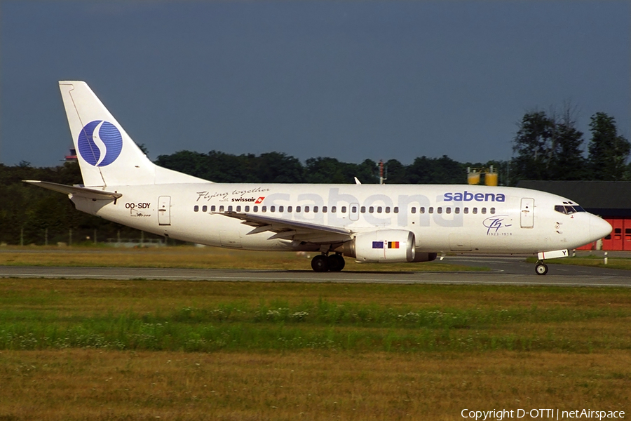 Sabena Boeing 737-329 (OO-SDY) | Photo 358946