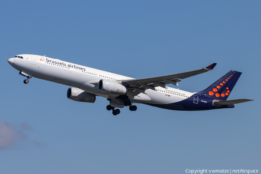 Brussels Airlines Airbus A330-343X (OO-SFG) | Photo 502071