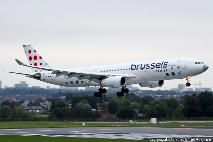 Brussels Airlines Airbus A330-342E (OO-SFH) | Photo 586001