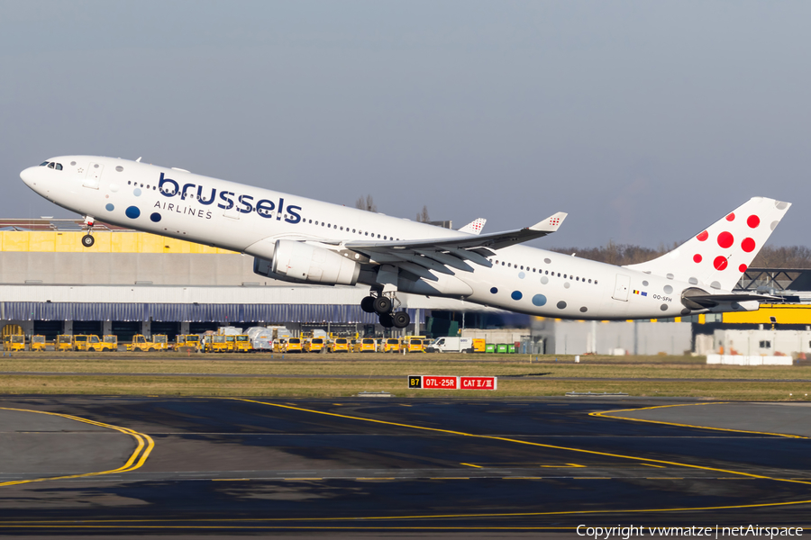 Brussels Airlines Airbus A330-342E (OO-SFH) | Photo 663789