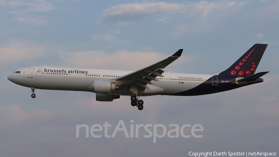 Brussels Airlines Airbus A330-322 (OO-SFV) | Photo 212252