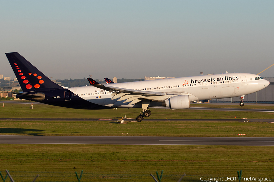 Brussels Airlines Airbus A330-223 (OO-SFZ) | Photo 323541