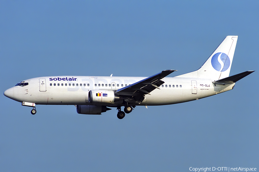 Sobelair Boeing 737-33S (OO-SLK) | Photo 452460