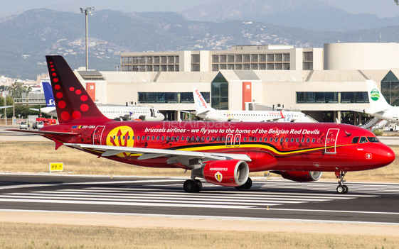 Brussels Airlines Airbus A320-214 (OO-SNA) at  Palma De Mallorca - Son San Juan, Spain