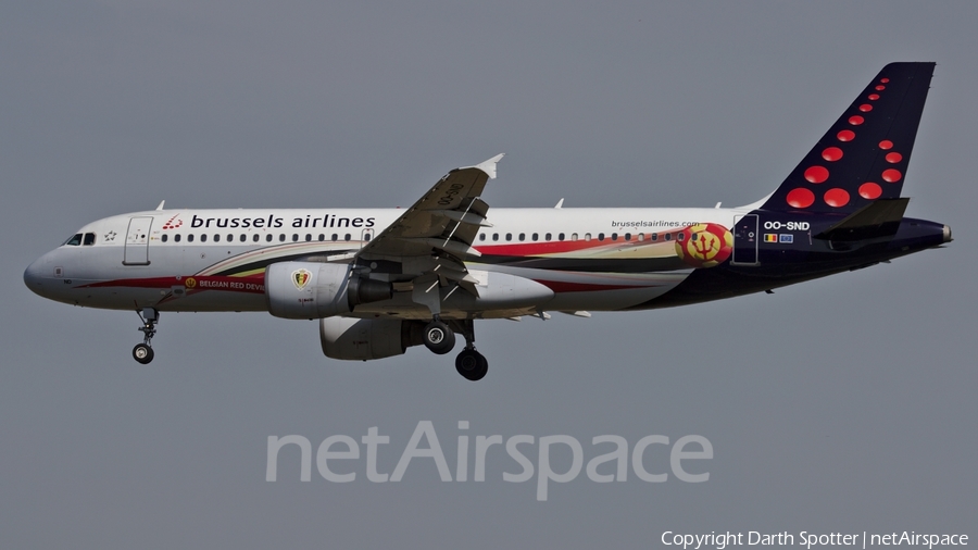 Brussels Airlines Airbus A320-214 (OO-SND) | Photo 229987
