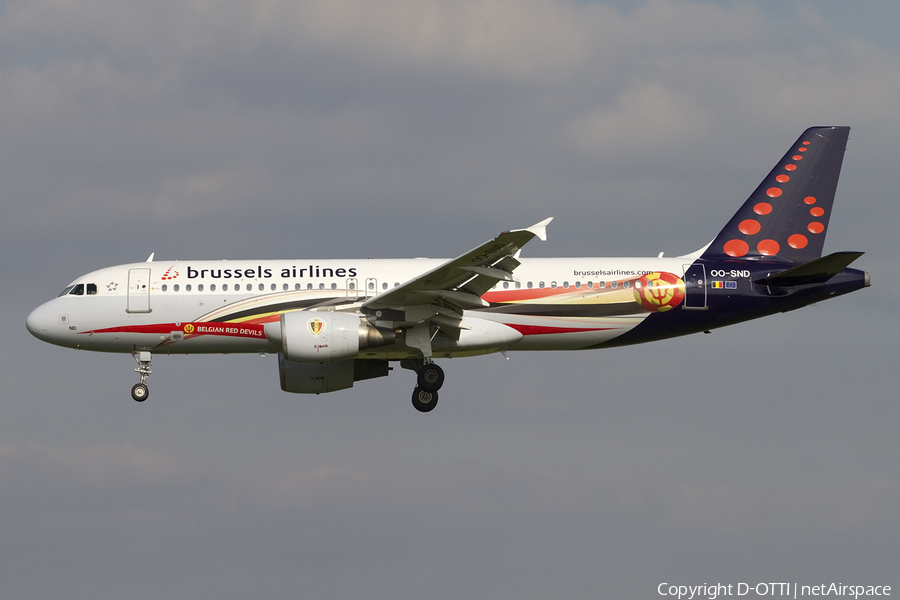 Brussels Airlines Airbus A320-214 (OO-SND) | Photo 437896