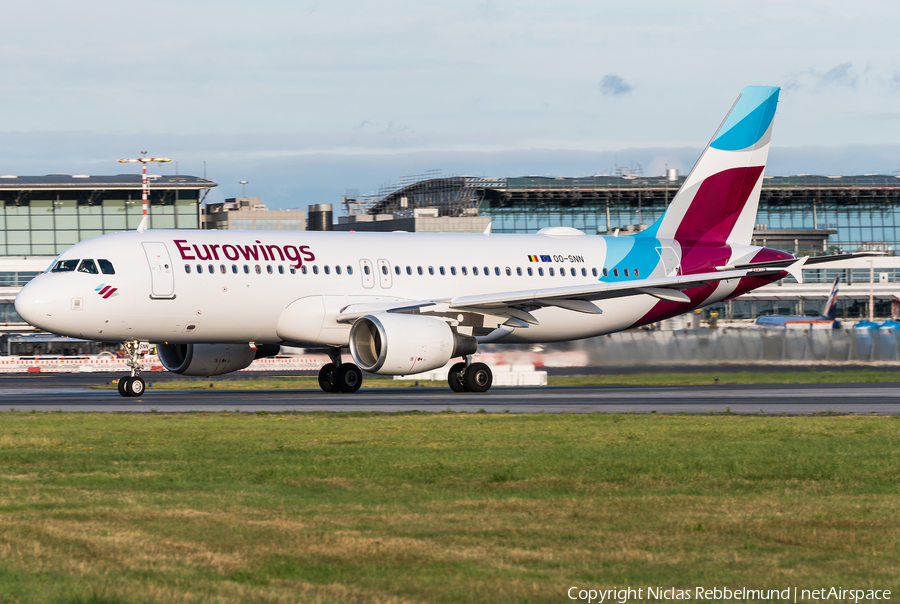 Eurowings (Brussels Airlines) Airbus A320-214 (OO-SNN) | Photo 343374