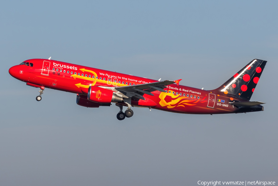 Brussels Airlines Airbus A320-214 (OO-SNO) | Photo 663776